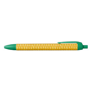 Funny, Corn on the Cob, Custom Black Ink Pen