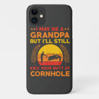 Funny Cornhole Grandpa Outfit Sack Toss