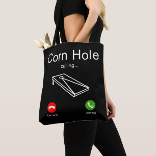 Funny Cornhole is Calling and I Must Go Tote Bag