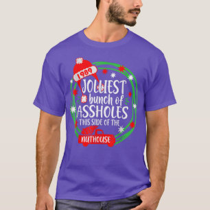 Funny Costume Christmas Tree Truck Jolliest Bunch  T-Shirt