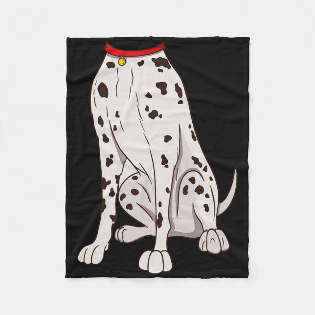 Funny Costume For Halloween Dog Animal Cosplay  Fleece Blanket (Front)