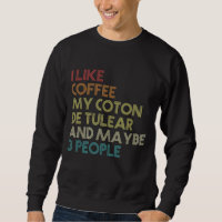 Funny Coton De Tulear Dog Owner Coffee Lovers Vint