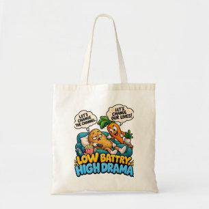 Funny Couch Cute Potato Lazy Day Humour Tote Bag