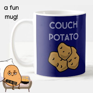 Funny "Couch Potato" Binge Watching Coffee Mug