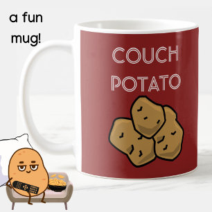 Funny "Couch Potato" Binge Watching Coffee Mug