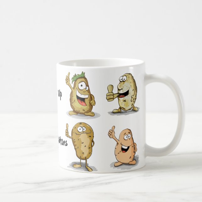Funny Couch Potatoes Coffee Mug (Right)