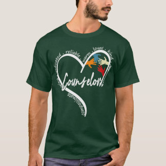 Funny Counsellor Graphic Tees Tops Back To School