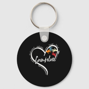 Funny Counsellor Graphic Tees Tops Back To School Key Ring