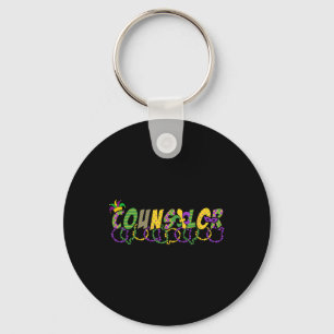 Funny Counsellor Mardi Gras Shirt Festival Party M Key Ring