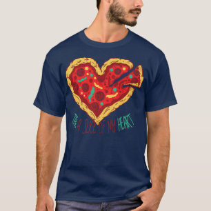 Funny Couple Love Relationship Pizza Heart Cooking T-Shirt