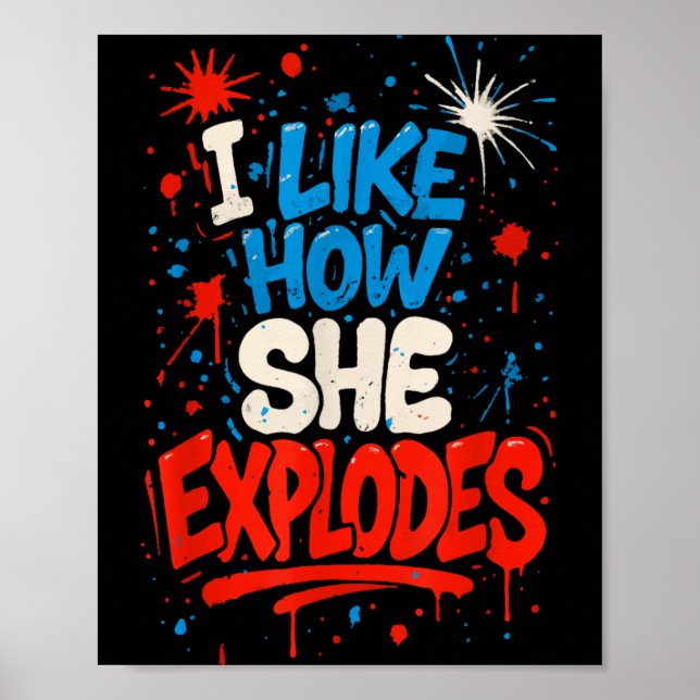 Funny Couple Matching 4th Of July Like How Poster (Front)