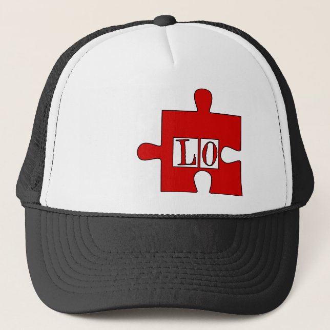 Funny couple matching hat, x2 ,LOVE Trucker Hat (Front)