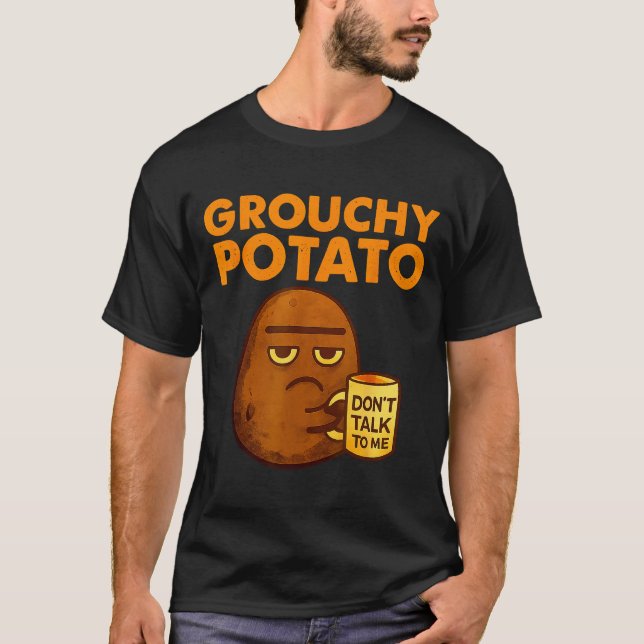 Funny Couple Sweet Tato &amp; Grouchy Tato  T-Shirt (Front)