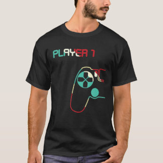 Funny Couple Tee Player 1 Player 2 Matching Gamer