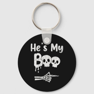 Funny Couples Halloween Matching Costumes  Key Ring