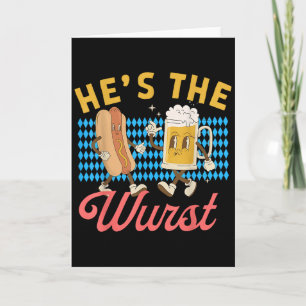 Funny Couples Shes A Brat Hes The Wurst Card