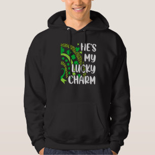 Funny Couples St Patricks Day    He's My Lucky Cha Hoodie
