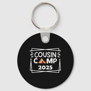 Funny Cousin Camp 2025 Camping Crew Family Vacatio Key Ring