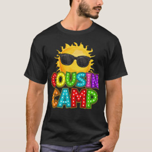 Funny Cousin Camp 2026 Crew Summer Camping Family T-Shirt