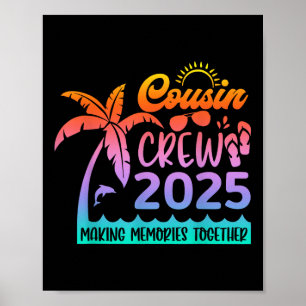 Funny Cousin Crew 2025 Summer Group Making Memorie Poster