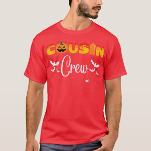 Funny Cousin Crew Trick Or Treat Halloween Family T-Shirt