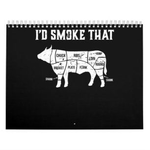 Funny Cow Bbq Pit Master Gift Calendar