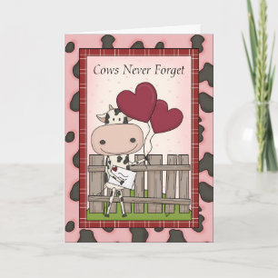 Funny Cow Birthday Delivery Card