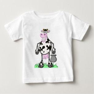 funny cow "carton" baby's t-shirt