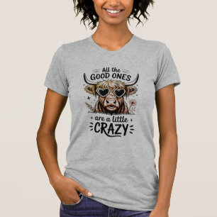 Funny Cow Crazy Good Vibes T-Shirt