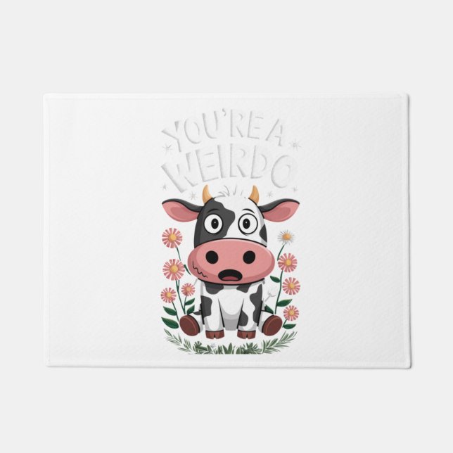 Funny Cow Doormat (Front)