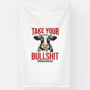Funny Cow Elsewhere Vintage Shirt Design_ Banner