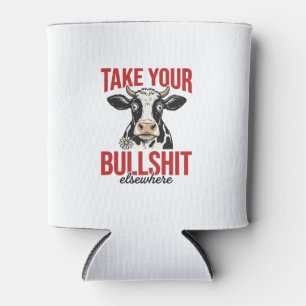 Funny Cow Elsewhere Vintage Shirt Design_ Can Cooler