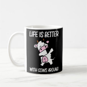 Funny Cow For Men Women Milking Cows Bull Ranch Fa Coffee Mug