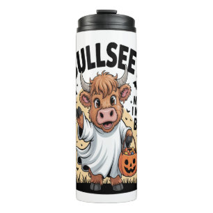 Funny Cow Halloween Thermal Tumbler