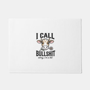 Funny Cow I Call Vintage Shirt Design_1 Doormat