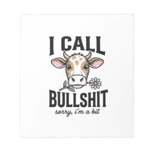Funny Cow I Call Vintage Shirt Design_1 Notepad