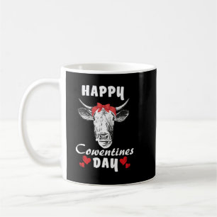 Funny Cow Lover Happy Cowentines Farm Gift. Perfec Coffee Mug