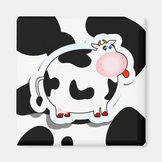 Funny Cow, magnetic Magnet (Front)