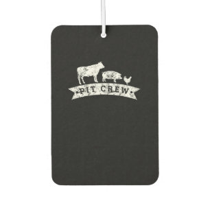 Funny Cow Pig Chicken Lovers Gift Funny BBQ Love Car Air Freshener