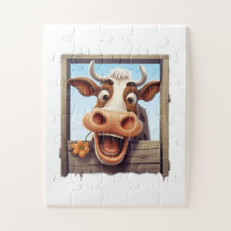 Funny Cow Puzzle for Kids