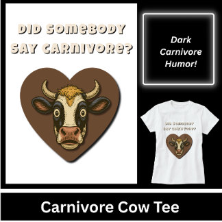 Funny Cow Steak Meat Lover Gift T-Shirt