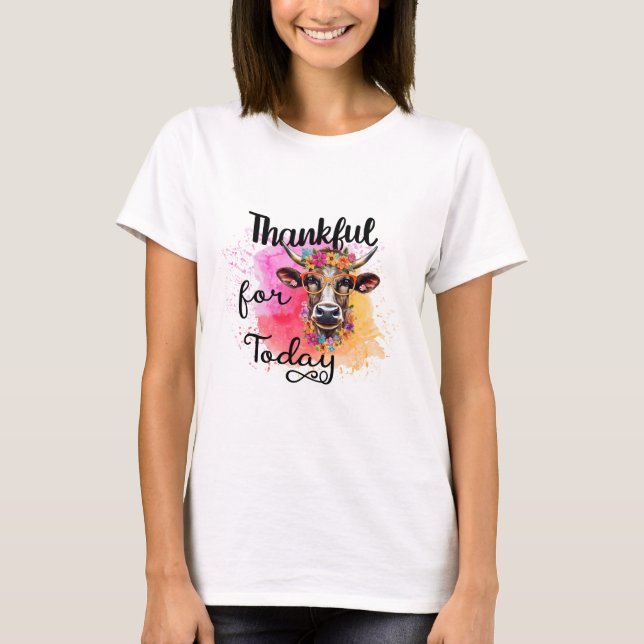 Funny Cow T-Shirt, Heifer, Farm Life, Ranch T-Shirt (Front)