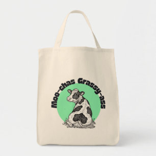 Funny Cow Thank You Tote Bag Pun Gift