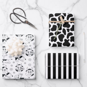 Funny Cow  Wrapping Paper Sheet