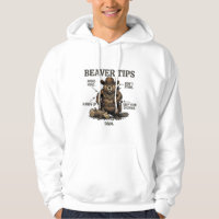 Funny Cowboy Beaver Tips Wild West Vintage 