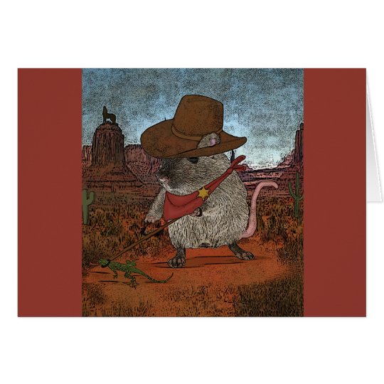 Funny Cowboy Birthday Card