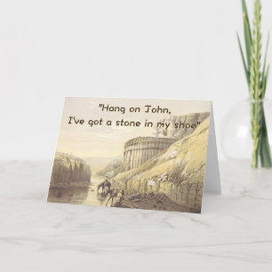 Funny Cowboy Birthday Card Humourous Western USA