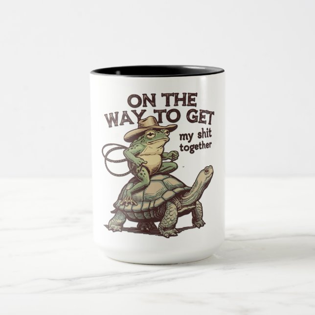 Funny Cowboy Frog Mug (Center)