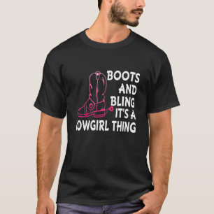 Funny Cowgirl Boots T-Shirt
