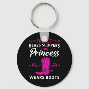 Funny Cowgirl Gift Cowboy Boots Horseck Riding Cow Key Ring